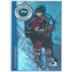 2003-04 TOPPS - PETER FORSBERG #OTG1 OWN THE GAME