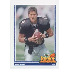 1991 Upper Deck - Brett Favre #647 Rookie Force RC
