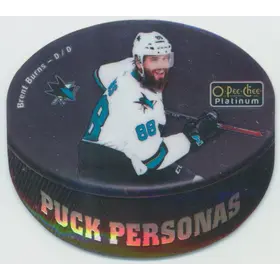 2016-17 O-PEE-CHEE PLATINUM - BRENT BURNS #PP-8 PUCK PERSONAS