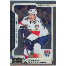 2018-19 O-PEE-CHEE PLATINUM - HENRIK BORGSTROM #164 MARQUEE ROOKIE