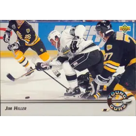 1992-93 UPPER DECK - JIM HILLER #560 YOUNG GUNS