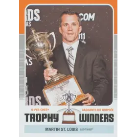 2011-12 O-PEE-CHEE - MARTIN ST. LOUIS #TW-10 TROPHY WINNERS