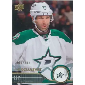 2014-15 UPPER DECK - ERIK COLE #64 EXCLUSIVES 15/100