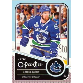 2011-12 O-PEE-CHEE - DANIEL SEDIN #23 PLAYOFF BEARD VARIATIONS