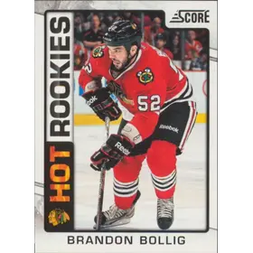 2012-13 SCORE - BRANDON BOLLIG #515 ROOKIE