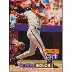 1994 Topps Stadium Club - Barry Bonds #DD6 Dugout Dirt