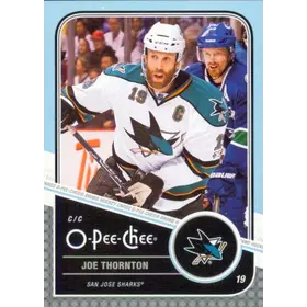 2011-12 O-PEE-CHEE - JOE THORNTON #16 PLAYOFF BEARD VARIATIONS