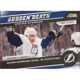 2011-12 SCORE - STEVEN STAMKOS #22 SUDDEN DEATH