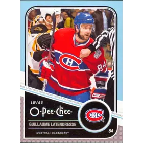 2011-12 O-PEE-CHEE - GUILLAUME LATENDRESSE #28 PLAYOFF BEARD VARIATIONS