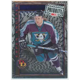 1996-97 DONRUSS PRIORITY - ESPEN KNUTSEN #26 DIRECT DEPOSIT 1060/3000