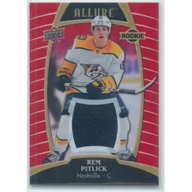 2019-20 ALLURE - REM PITLICK #67 RED RAINBOW JERSEY