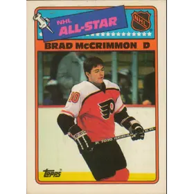 1988-89 TOPPS - BRAD McCRIMMON #10 STICKER⚠️