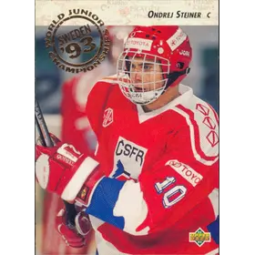 1992-93 UPPER DECK - ONDREJ STEINER #604 WORLD JUNIOR CHAMPIONSHIPS RC