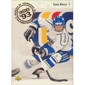 1992-93 UPPER DECK - SAKU KOIVU #617 WORLD JUNIOR CHAMPIONSHIPS RC