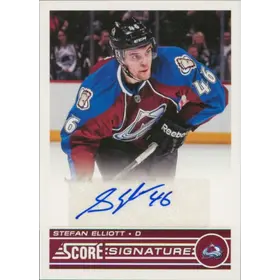 2013-14 SCORE - STEFAN ELLIOTT #SS-SE SIGNATURES