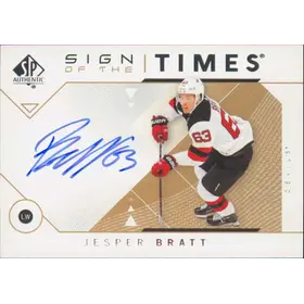 2018-19 SP AUTHENTIC - JESPER BRATT #SOTT-JB SIGN OF THE TIMES