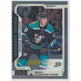 2018-19 O-PEE-CHEE PLATINUM - ISAC LUNDESTROM #159 MARQUEE ROOKIE