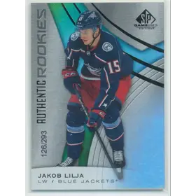 2019-20 SP GAME USED - JAKOB LILJA #198 RAINBOW 126/293