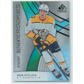 2019-20 SP GAME USED - REM PITLICK #199 RAINBOW 79/297