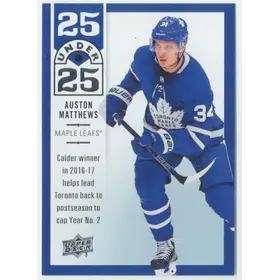 2018-19 UPPER DECK - AUSTON MATTHEWS #U25-25 25 UNDER 25