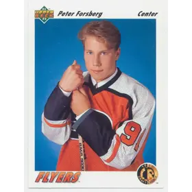 1991-92 UPPER DECK - PETER FORSBERG #64 DRAFT CHOICE RC