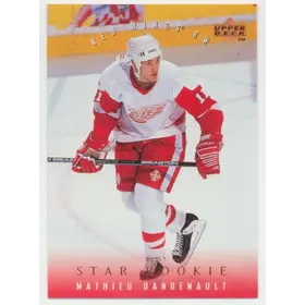 1995-96 UPPER DECK - MATHIEU DANDENAULT #497 STAR ROOKIE