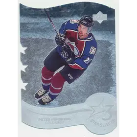 1997-98 UPPER DECK - PETER FORSBERG #T1C THREE STAR SELECTS