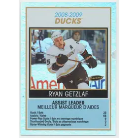 2009-10 O-PEE-CHEE - RYAN GETZLAF #TC1 TEAM CHECKLIST