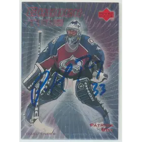 1999-00 UPPER DECK - PATRICK ROY #CT-27 AUTOGRAPH