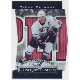 1997-98 DONRUSS PREFERRED - TEEMU SELANNE LINE OF THE TIMES #5-B 327/2500