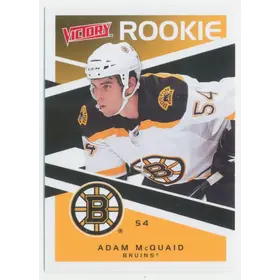 2010-11 VICTORY - ADAM McQUAID #205 ROOKIE