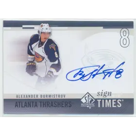 2010-11 SP AUTHENTIC - ALEXANDER BURMISTROV #SOT-AB SIGN OF THE TIMES