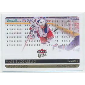 2014-15 FLEER ULTRA - MATS ZUCCARELLO #121 GOLD MEDALLION