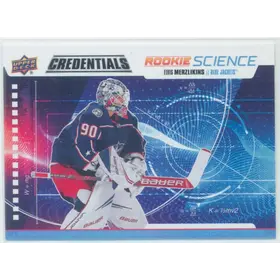 2019-20 CREDENTIALS - ELVIS MERZLIKINS #RS-18 ROOKIE SCIENCE