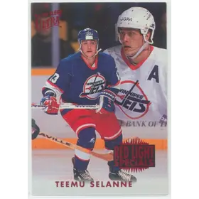 1993-94 FLEER ULTRA - TEEMU SELANNE #10 RED LIGHT SPECIALS