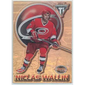2000-01 TITANIUM DRAFT DAY EDITION - NICLAS WALLIN #156 RC 649/1000