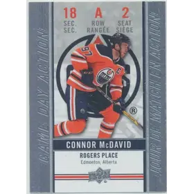 2018-19 TIM HORTONS - CONNOR McDAVID #GDA-2 GAME DAY ACTION