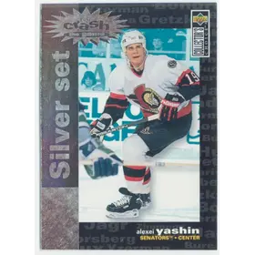 1995-96 COLLECTOR'S CHOICE - ALEXEI YASHIN #C18 YOU CRASH THE GAME SILVER SET