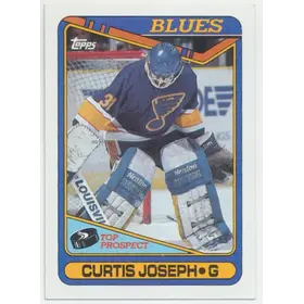 1990-91 TOPPS - CURTIS JOSEPH #171 TOP PROSPECT RC