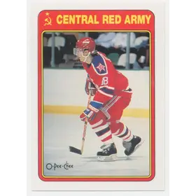 1990-91 O-PEE-CHEE - SERGEI FEDOROV #19R CENTRAL RED ARMY
