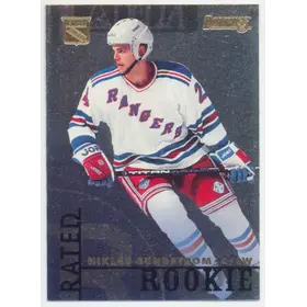 1995-96 DONRUSS - NIKLAS SUNDSTROM #3 RATED ROOKIE