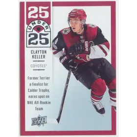 2018-19 UPPER DECK - CLAYTON KELLER #U25-21 25 UNDER 25