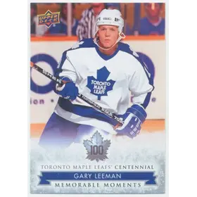 2017 TORONTO MAPLE LEAFS CENTENNIAL - GARY LEEMAN #189 MEMORABLE MOMENTS SP!