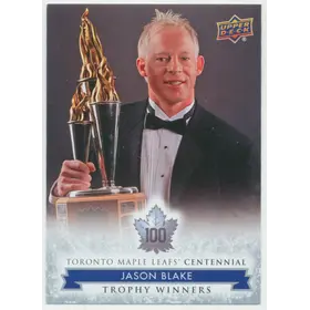 2017 TORONTO MAPLE LEAFS CENTENNIAL - JASON BLAKE #121 TROPHY WINNERS SP!