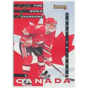 1995-96 DONRUSS - JEFF FRIESEN #21 CANADA WORLD JUNIORS
