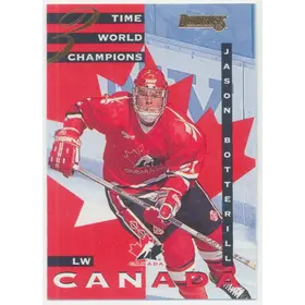 1995-96 DONRUSS - JASON BOTTERILL #18 CANADA WORLD JUNIORS