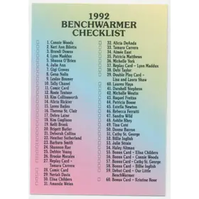 1992 Benchwarmer - Checklist #120