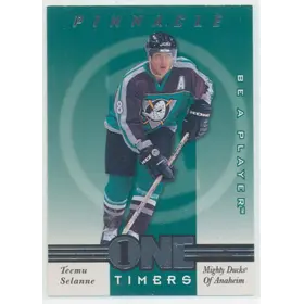 1997-98 PINNACLE - TEEMU SELANNE #8 ONE TIMERS