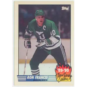 1990-91 TOPPS - RON FRANCIS #21 TEAM SCORING LEADERS