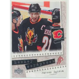 2005-06 UPPER DECK - JAROME IGINLA #HS12 HOCKEY SCRAPBOOK